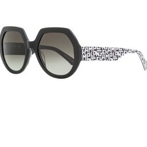 Long Champ geometric sunglasses LO655S 001 Black 55mm 655 NWOT